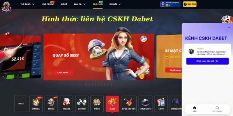 Liên Hệ CSKH Dabet